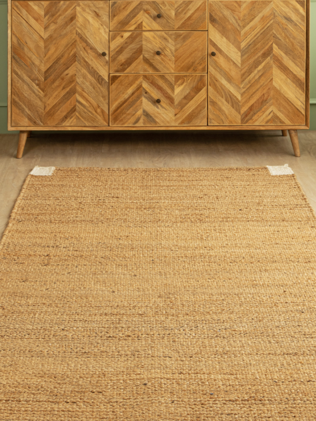 Handwoven Natural Hemp Rug